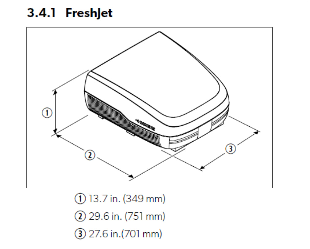 Aire Acondicionado Freshjet 3 Series  (Aire freshJet + ADB)  15,000 BTUs