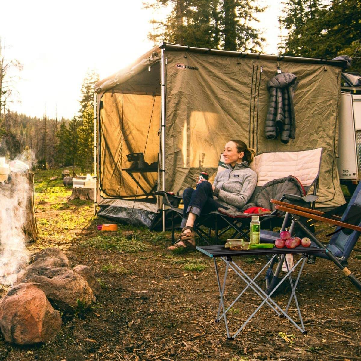 Mesa de camping plegable portátil ultraligera
