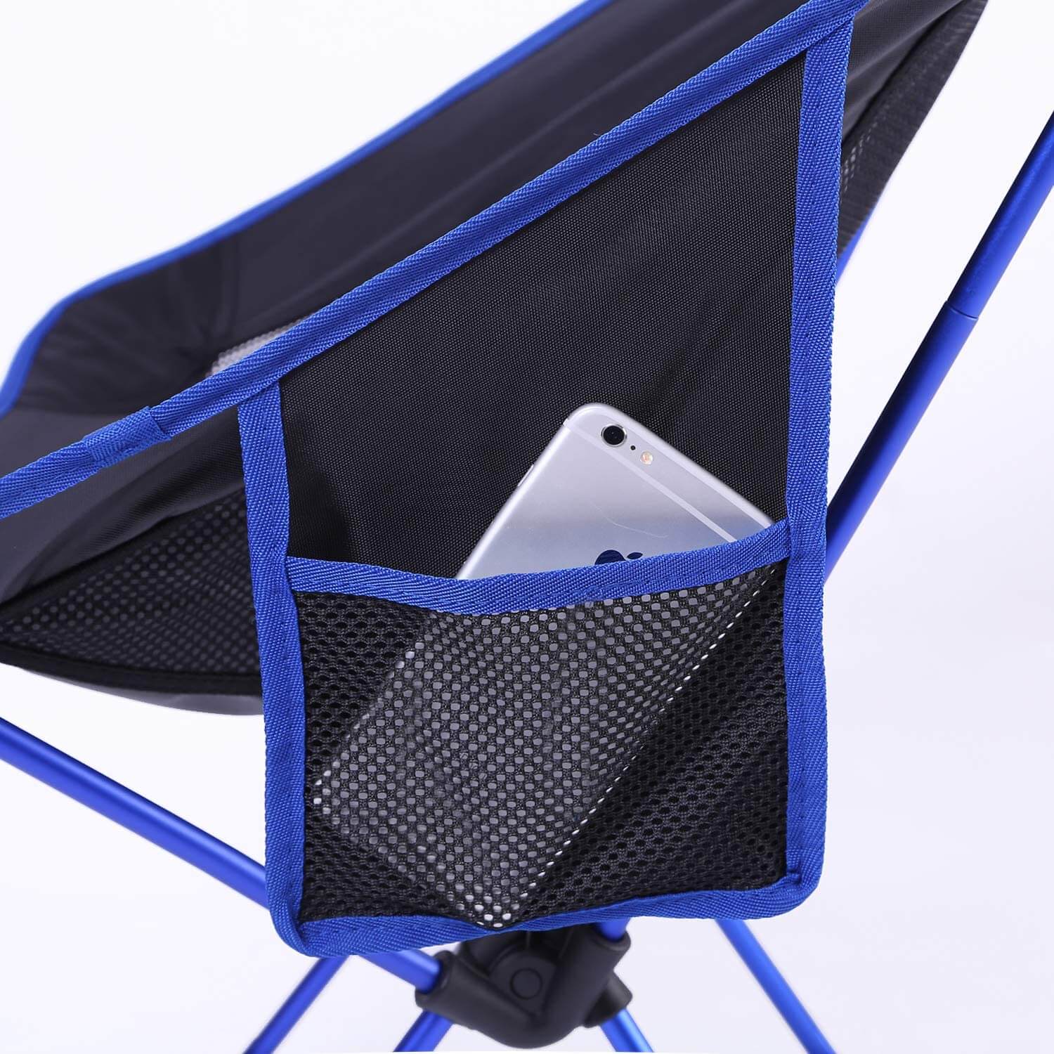Silla plegable portátil y ultraligera con bolsa de transporte