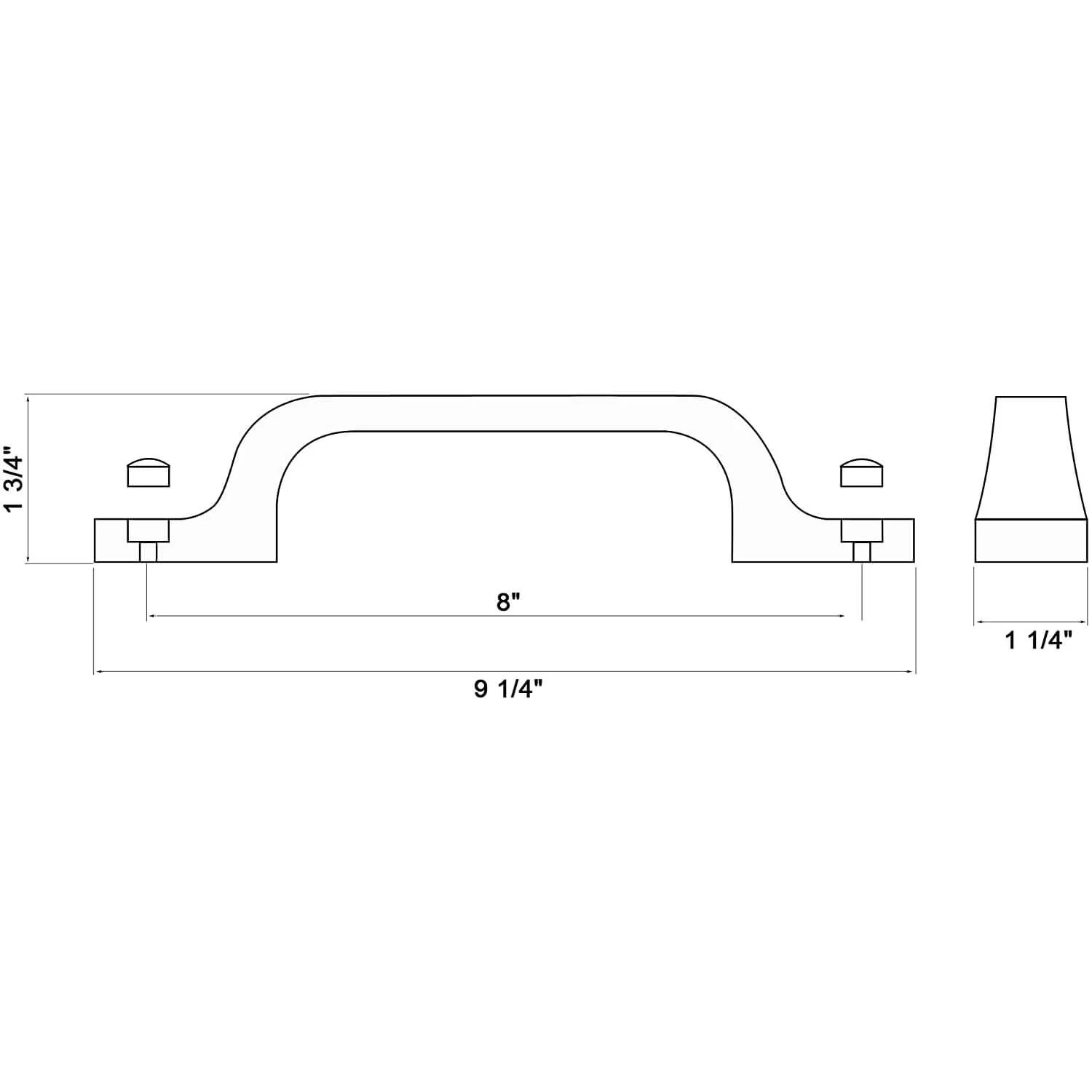 Manija de Puerta para RV/trailer/Remolque Negro - Image 3